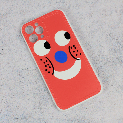 Zastitna futrola Smile face - iPhone 11 Pro crvena.