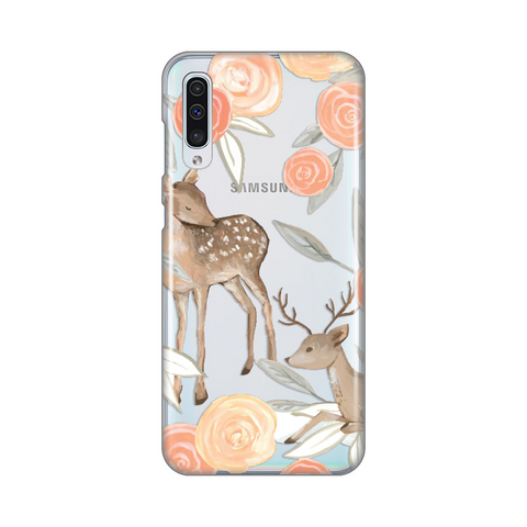 PRINT silikonska futrola skin (ultra tanka) - Samsung A307F/A505F/A507F Galaxy A30s/A50/A50s Flower Deer.