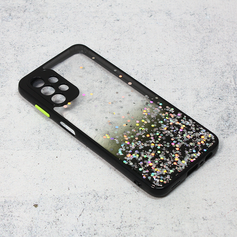 Zastitna futrola okvir Glitter - Samsung A135 Galaxy A13 4G crna.