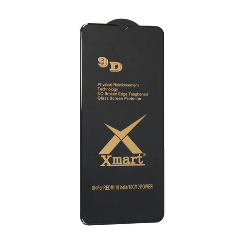 Tempered glass (zastitno staklo za ekran) X mart 9D - Xiaomi Redmi 10C.