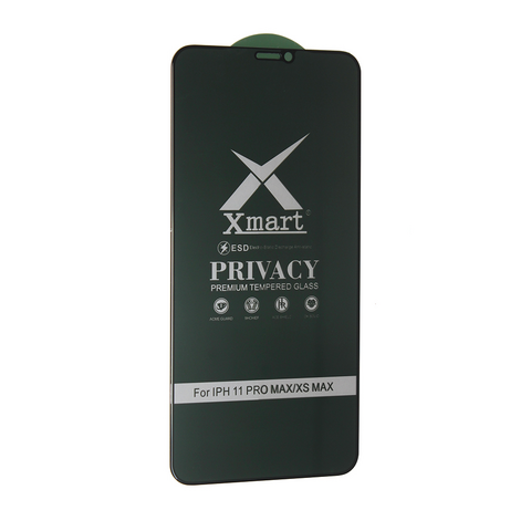 Tempered glass (zastitno staklo za ekran) X mart 9D Privacy - iPhone 11 Pro Max 6.5.