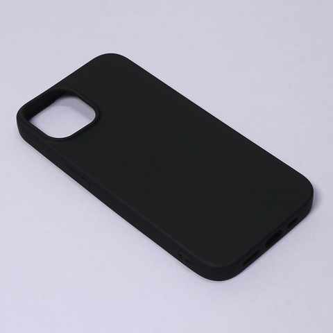 Teracell GIULIETTA silikonska futrola - iPhone 14 mat crna.