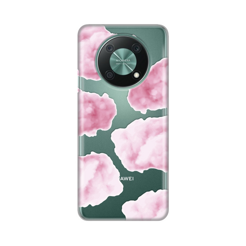 PRINT silikonska futrola skin (ultra tanka) - Huawei Nova Y90 Pink Clouds.