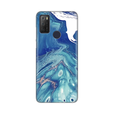 PRINT silikonska futrola - Alcatel 1S (2021)/3L (2021)/A1 Alpha 21 Blue Marble.