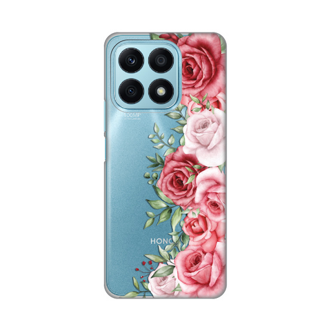 PRINT silikonska futrola skin (ultra tanka) - Huawei Honor X8a Wild Roses.
