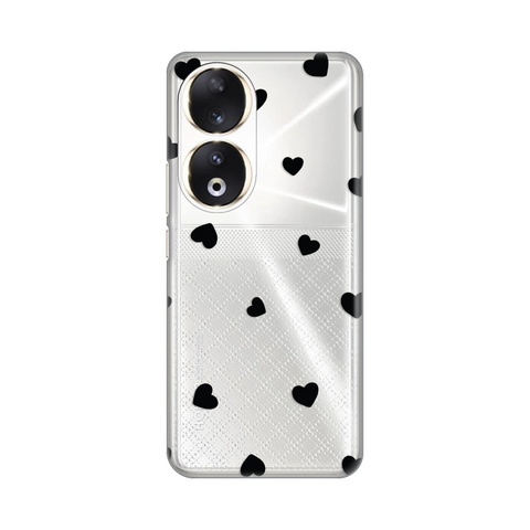 PRINT silikonska futrola skin (ultra tanka) - Huawei Honor 90 Hearts.