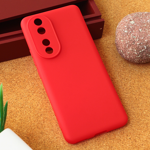 Teracell GIULIETTA silikonska futrola - Huawei Honor 90 mat crvena.