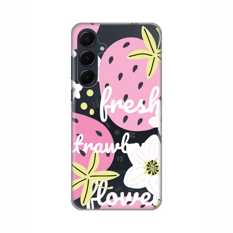 PRINT silikonska futrola skin (ultra tanka) - Samsung A556B Galaxy A55 Fresh Pink.