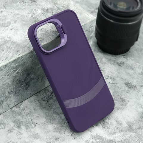 Zastitna futrola CAMERA HOLDER - iPhone 12 ljubicasta (MS).