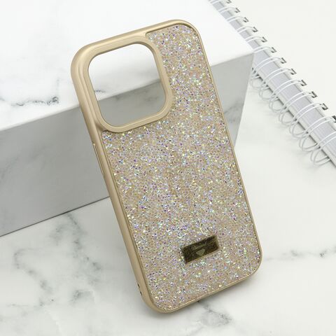 Zastitna futrola DIAMOND SELECTION - iPhone 15 Pro (6.1) zlatna (MS).