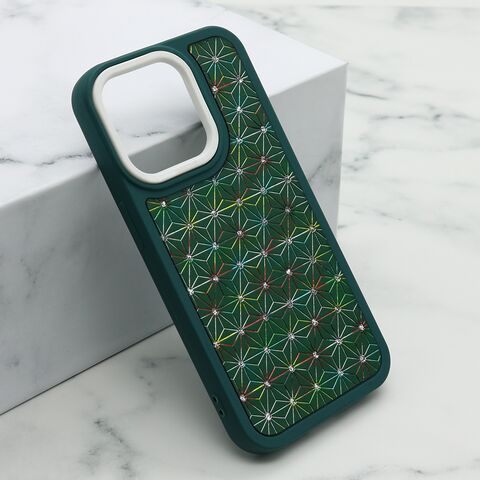 Zastitna futrola CRYSTAL SPARK - Iphone 14 Pro (6.1) zelena (MS).