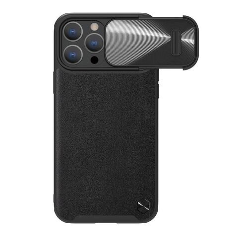 Zastitna futrola Nillkin Cam Shield Leather S - iPhone 14 Pro Max (6.7) crna (MS).