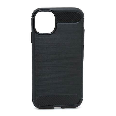 Zastitna silikonska futrola BRUSHED - iPhone 11 (6.1) crna (MS).