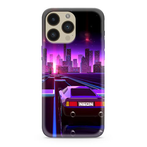 PRINT CLEAR silikonska futrola skin (ultra tanka) NEON WAVE - iPhone 14 Pro Max (6.7) NW03 (MS).