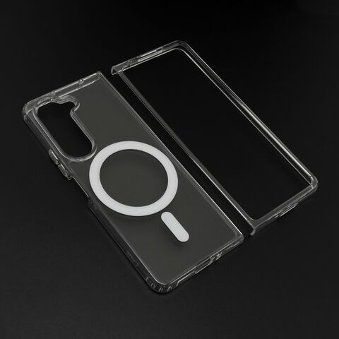 Zastitna futrola STANDARD MagSafe - Samsung Galaxy Z Fold 6 providna (bela) (MS).