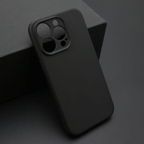 KOLOR silikonska futrola skin (ultra tanka) - iPhone 14 Pro crna (MS).