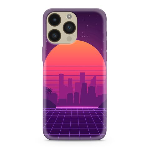 PRINT CLEAR silikonska futrola skin (ultra tanka) NEON WAVE - iPhone 14 Pro Max (6.7) NW04 (MS).