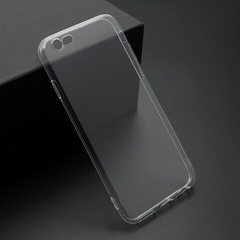 PROTECT silikonska futrola skin (ultra tanka) - Iphone 6G/6S providna (bela) (MS).