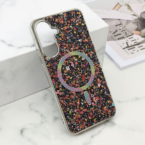 Futrole GLAM GLOW MagSafe - Samsung A366 Galaxy A36 5G crna (MS).