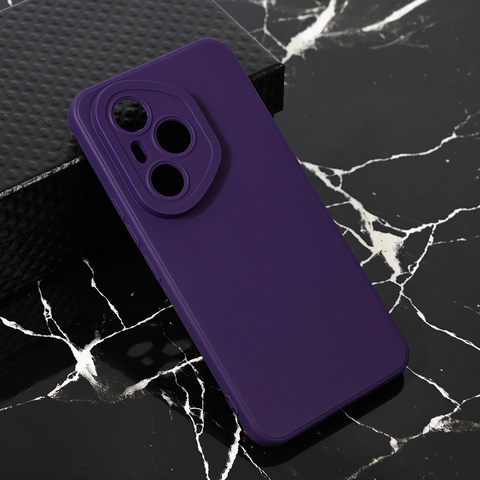 Teracell GIULIETTA silikonska futrola - Huawei Honor 400 Pro mat tamno ljubicasta.