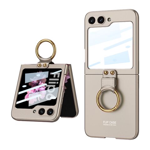 Zastitna futrola SMOOTH RING - Samsung F741B Galaxy Z Flip 6 5G zlatna (GKK case) (MS).