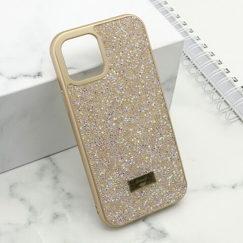 Zastitna futrola DIAMOND SELECTION - iPhone 12 zlatna (MS).