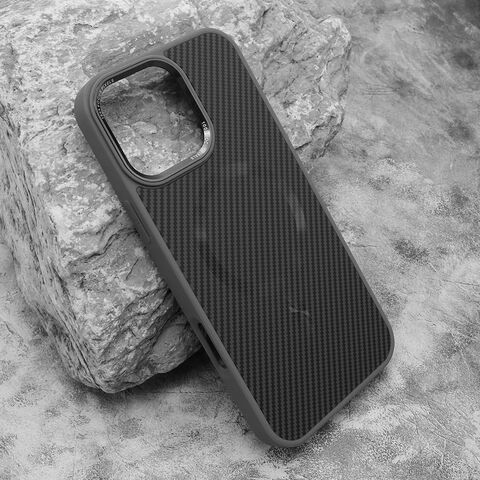 Zastitna futrola CARBON MagSafe - iPhone 16 Pro Max (6.9) siva (big camera) (MS).