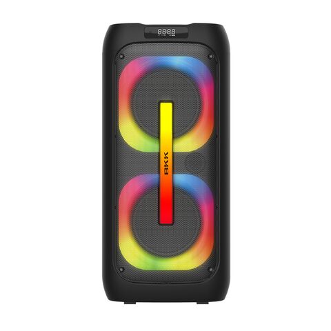 Zvucnik bluetooth BKK K6507C sa dva mikrofona crni (MS).