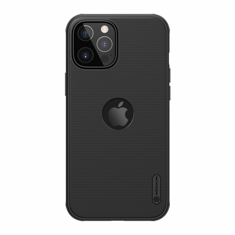 Zastitna futrola Nillkin Scrub Pro - iPhone 12/12 Pro 6.1 crna (sa otvorom za logo).