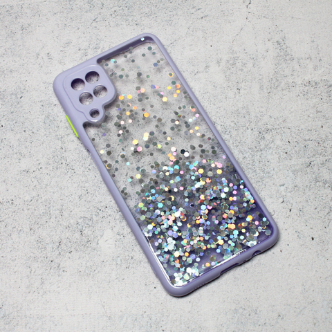 Zastitna futrola okvir Glitter - Samsung A125F Galaxy A12 ljubicasta.