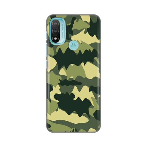 PRINT silikonska futrola skin (ultra tanka) - Motorola Moto E20 Army.