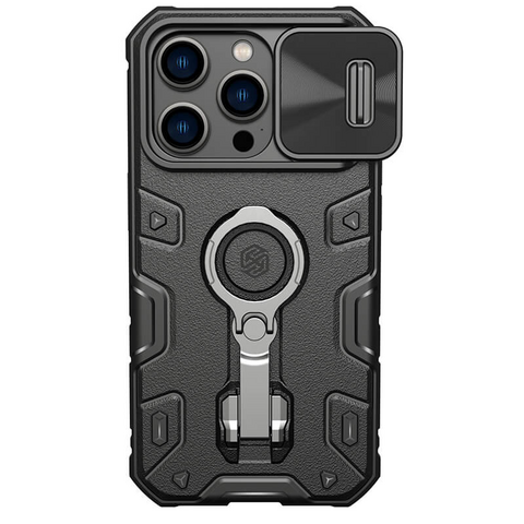 Zastitna futrola Nillkin CamShield Armor Pro - iPhone 14 Pro crna.
