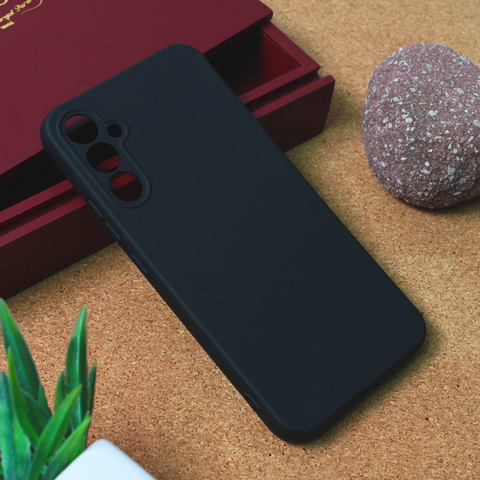Teracell GIULIETTA silikonska futrola - Samsung Galaxy A34 5G 5G mat crna.