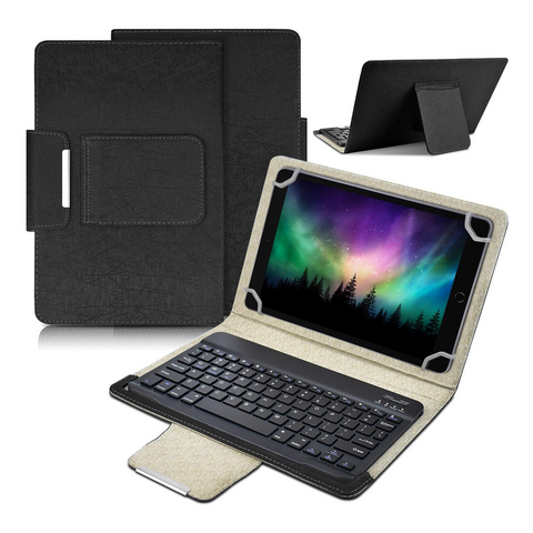Zastitna futrola sa Bluetooth Tastaturom Leather - Tablet 11" Univerzalna crna.