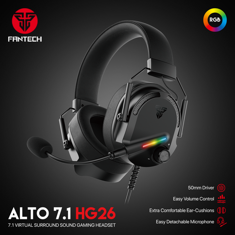 Slusalice Gaming Fantech HG26 Alto 7.1 crne. Slusalice Gaming Fantech HG26 Alto 7.1 crne.