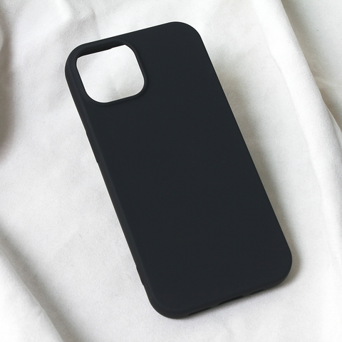Zastitna futrola Teracell Soft Velvet - iPhone 15 crna.