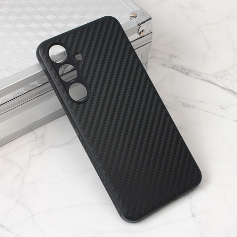Zastitna futrola Carbon fiber - Samsung S921B Galaxy S24 crna.