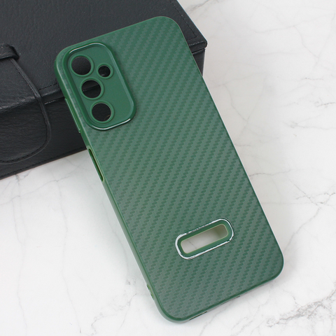 Zastitna futrola Carbon Stripe - Samsung A146B Galaxy A14 4G/5G zelena.