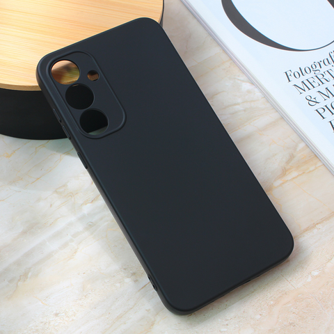 Teracell GIULIETTA silikonska futrola - Samsung A356 Galaxy A35 5G 5G mat crna.