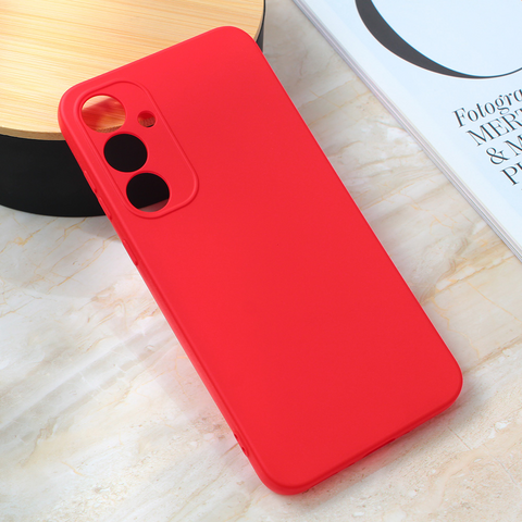 Teracell GIULIETTA silikonska futrola - Samsung A356 Galaxy A35 5G 5G mat crvena.