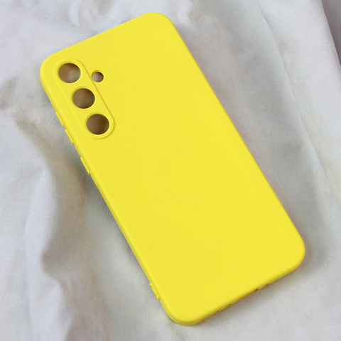Zastitna futrola Teracell Soft Velvet - Samsung A356 Galaxy A35 5G 5G zuta.
