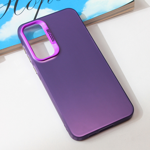 Zastitna futrola providna - Samsung A556 Galaxy A55 5G ljubicasta.