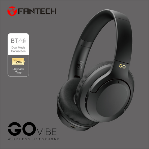 Bluetooth slusalice Fantech GO Vibe WH05 crne. Bluetooth slusalice Fantech GO Vibe WH05 crne.