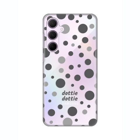 PRINT silikonska futrola skin (ultra tanka) - Samsung A356 Galaxy A35 5G 5G Dottie Dottie Gray.