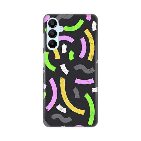 PRINT silikonska futrola - Samsung A156 Galaxy A15 5G Happy Lines gray.