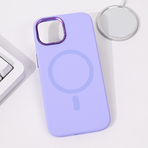 Zastitna futrola Magsafe Pure Plus - iPhone 15 6.1 ljubicasta.