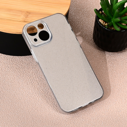 Zastitna futrola Sparkle Dust - iPhone 13 Mini srebrna.