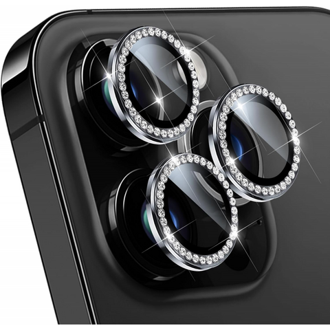 Zastita - kameru Diamond za iPhone 16 Pro crna.