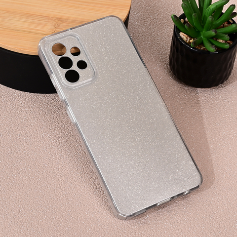 Zastitna futrola Sparkle Dust - Samsung A325 Galaxy A32 4G (EU) srebrna.