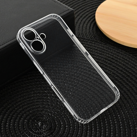 Zastitna silikonska futrola Ultra Thin with pluggy - iPhone 16 6.1 Transparent.